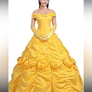 Belle Yellow Ballgown Cosplay Dress